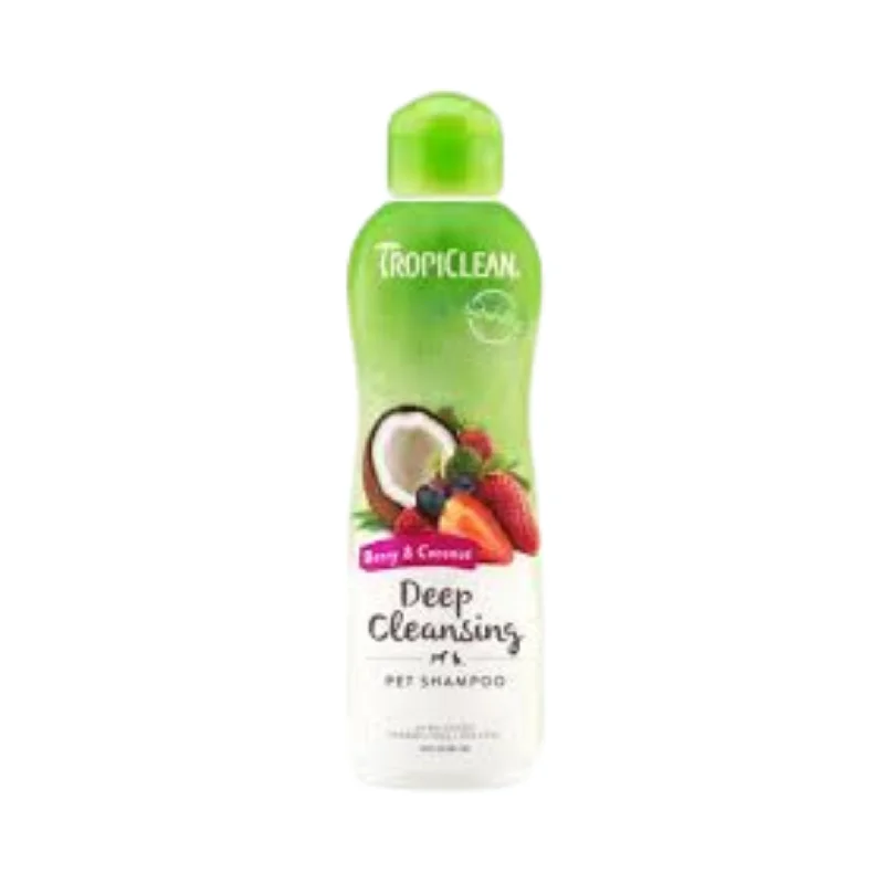 Tropiclean Deep Cleaning Berry & Coconut Shampoo