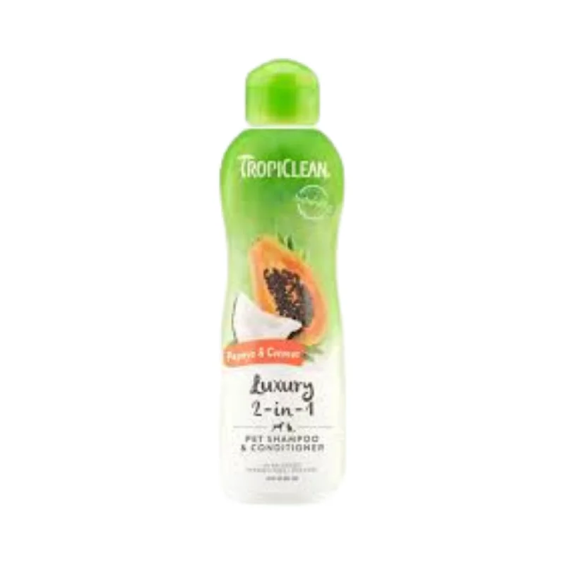 Tropiclean Papaya & Coconut 2-in-1 Shampoo & Conditioner