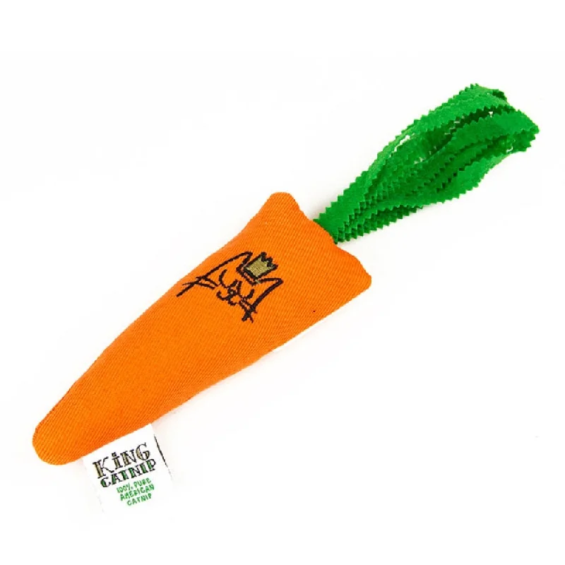 King Catnip Carrot Cat Toy