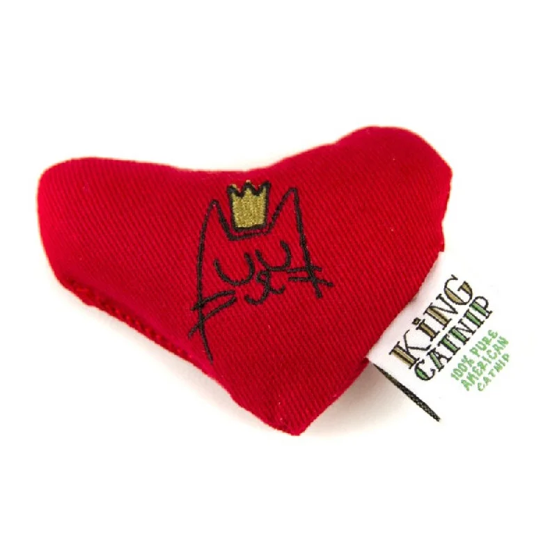 King Catnip Cuddly Heart Cat Toy