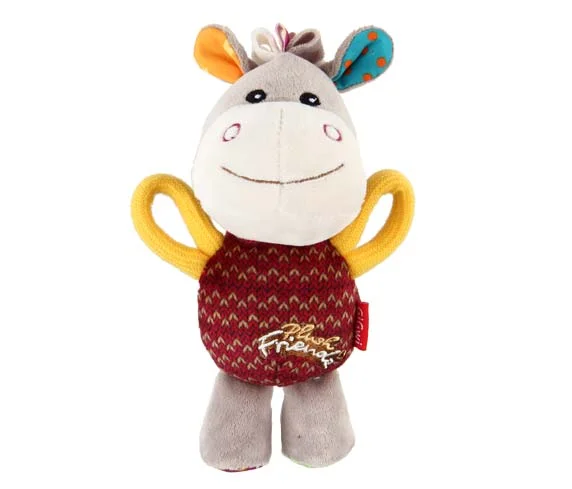 GiGwi - PLUSH FRIENDZ With Squeaker - Donkey