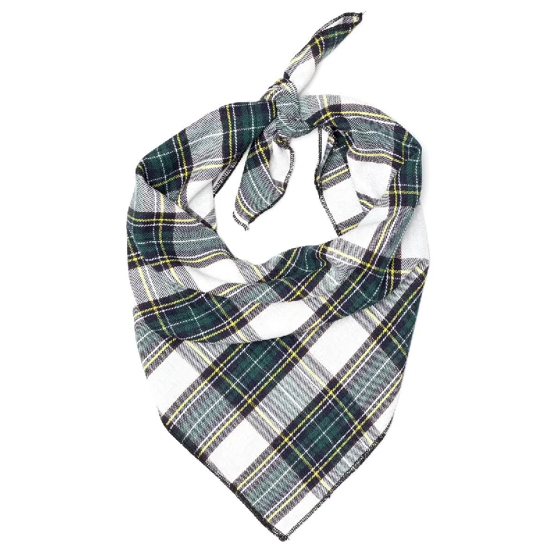 Stewart Tartan Green Dog Bandana