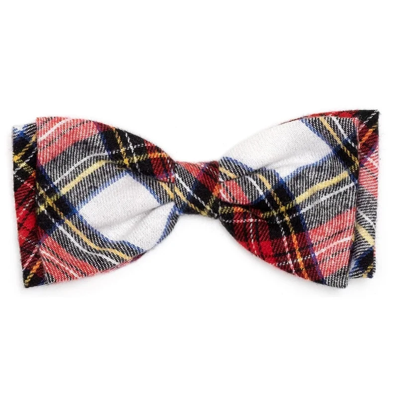 Stewart Tartan Red Dog Bow Tie