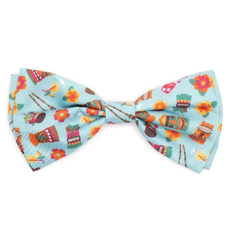 Tiki Time Dog Bow Tie