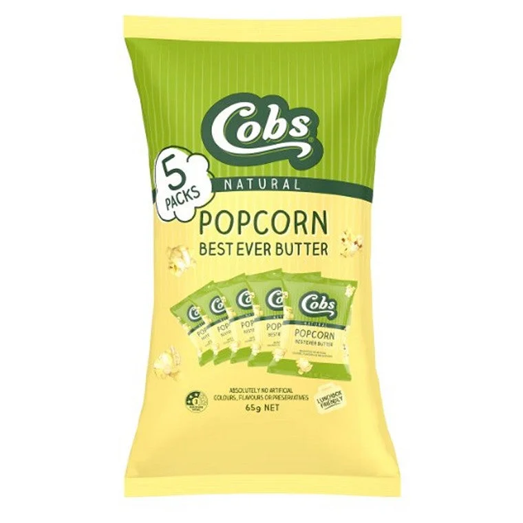 Cobs Natural Popcorn, Best Ever Butter, 5pk