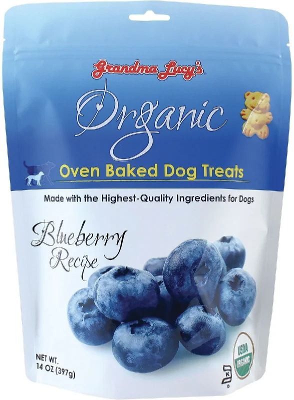 Grandma Lucy's Organic Oven Baked Blueberry Flavor Dog Treats