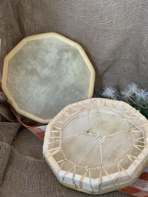 Deer Hide Drum 13"; by David Finkle