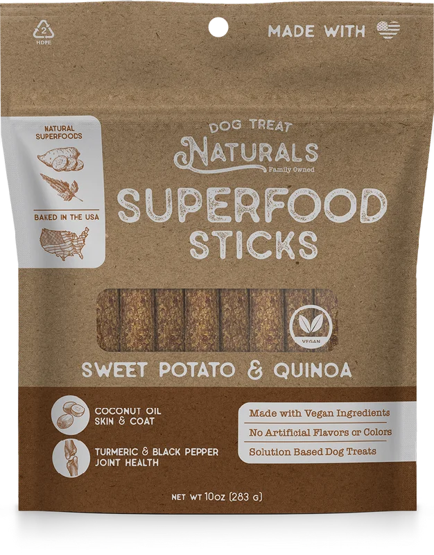 Dog Treat Naturals Sweet Potato & Quinoa Superfood Sticks Dog Treats