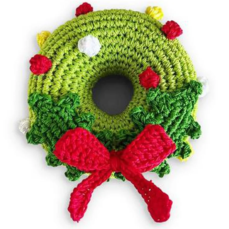 Dogo Pet Fashions Holiday Pawer Wreath Dog Toy