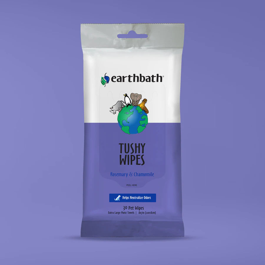 Earthbath Dog Wipes Tushy Chamomile