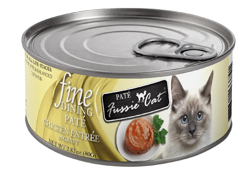 Fussie Cat Fine Dining Pate Chicken Entree Wet Cat Food