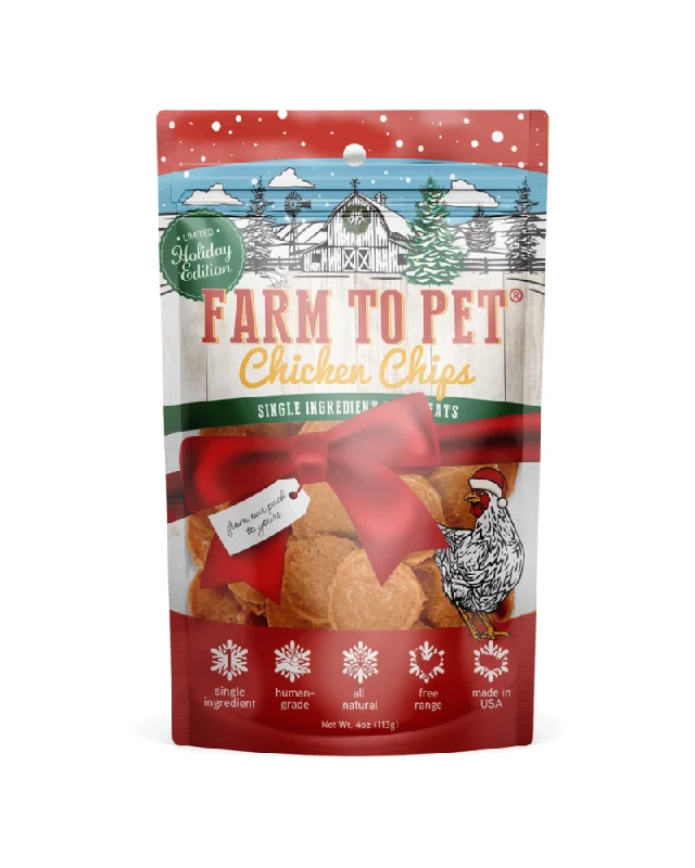 Holiday Chicken Chips Dog Treats