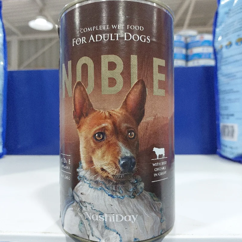 NOBLE CANNED ADULT DOGFOOD BEEF 1240GR