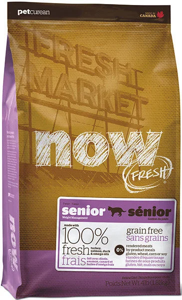 Now Fresh Grain Free Senior Cat Food; Available in 3 sizes