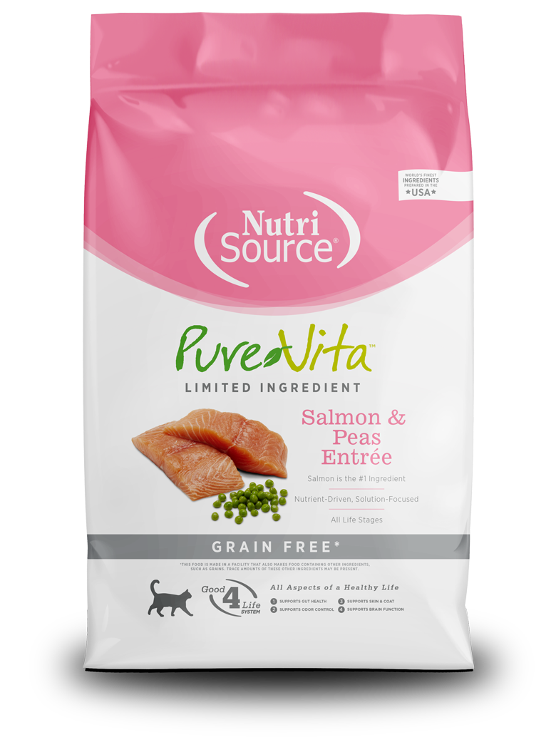 Nutrisource PureVita Grain Free Salmon & Peas