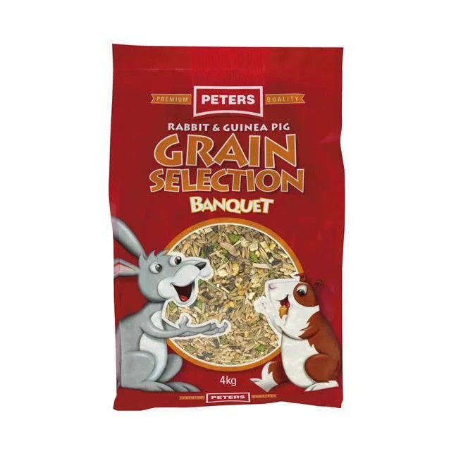 Peters Grain Selection Banquet Small Animal Food 4kg