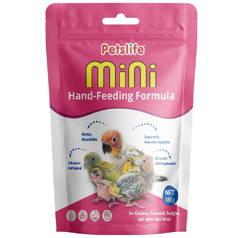 PETSLIFE HAND-FEEDING FORMULA 50GRX 6PACK (ALL BIRDS)