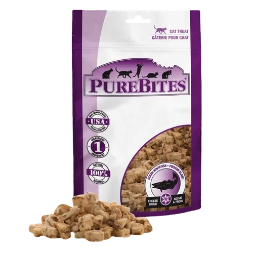 Pure Bites Freeze Dried Cat Treats - Ocean Whitefish 20G