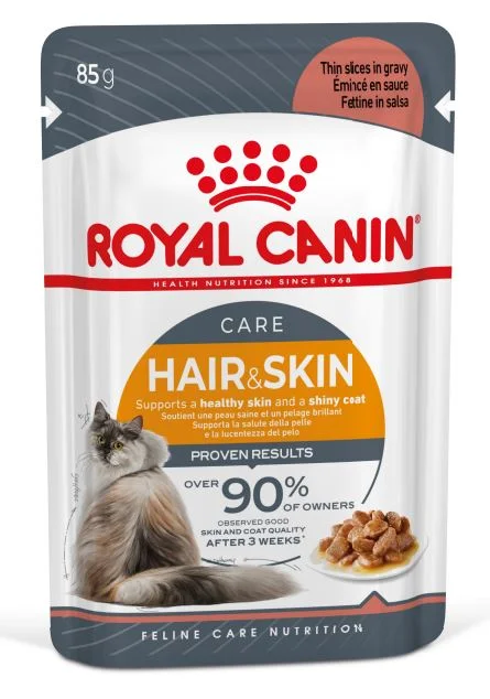 ROYAL CANIN vrećica za mačke FCN Hair&Skin, u umaku, 85g