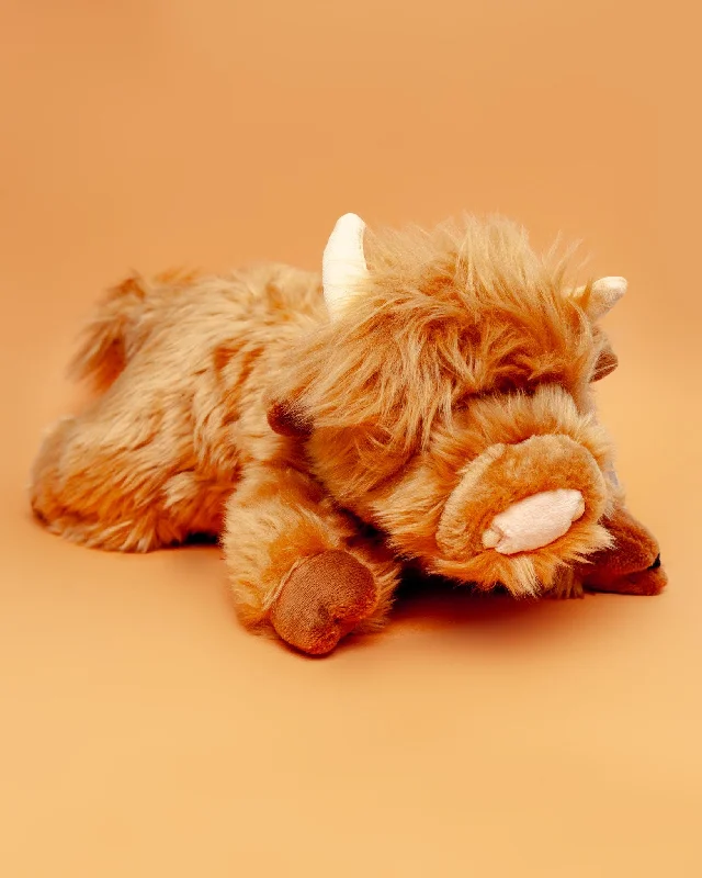 Shaggy the Highland Cow Squeaky Dog Plush Toy