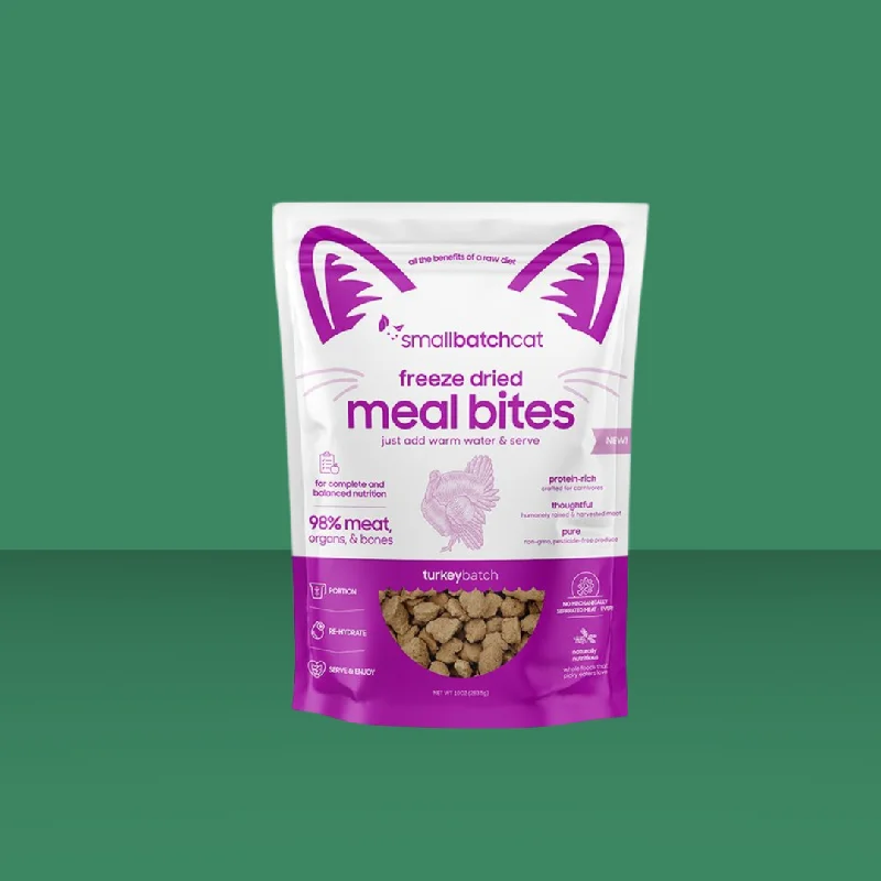 Small Batch Cat FD Meal Bites Turkey 10oz