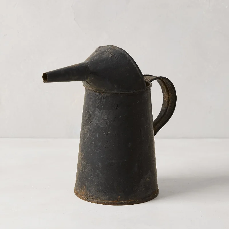 Vintage Black Oil Can/Pitcher