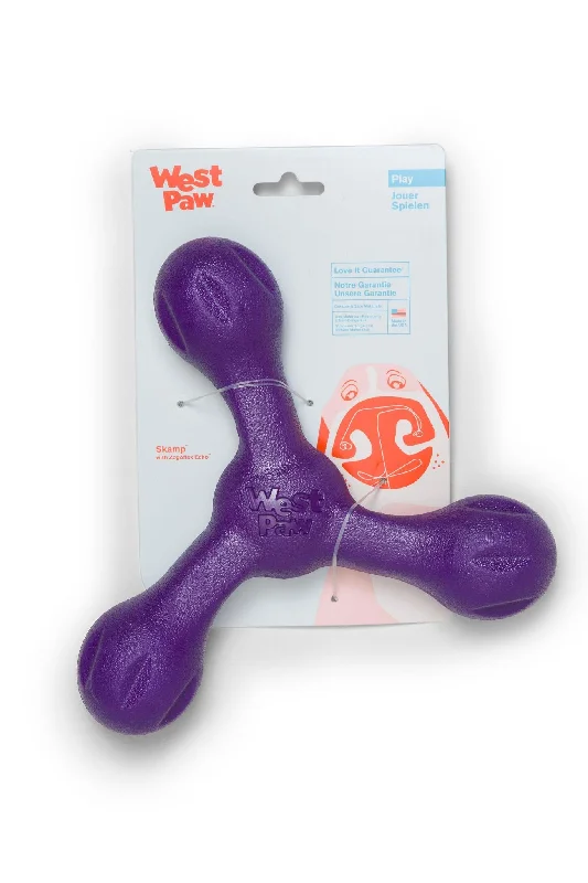 West Paw Zogoflex Echo Skamp Eggplant Large